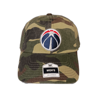 Image 2 of Washington Wizards Hat Cap Adjustable Strapback Mens New NBA Camo Fan Favorite