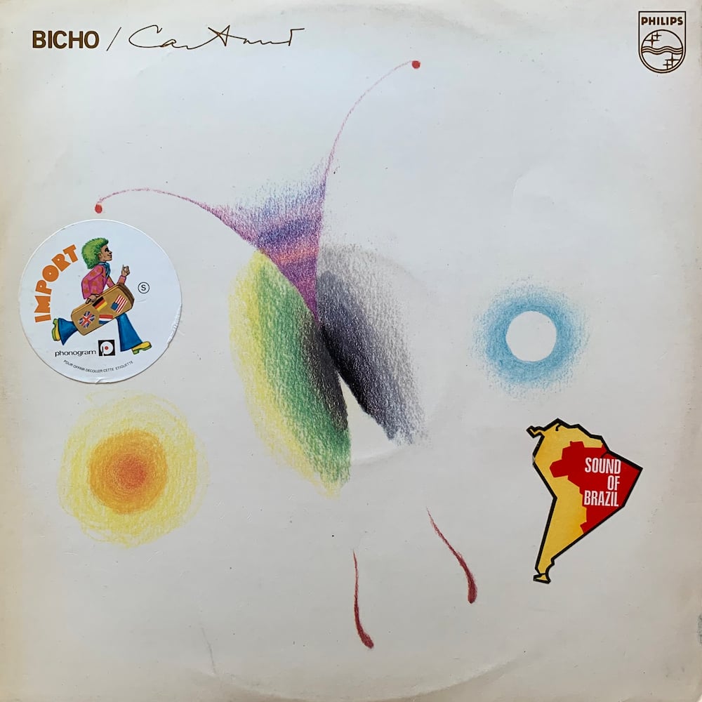 Caetano Veloso ‎- Bicho (Philips Brazil - 1977)