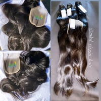 Image 4 of Raw Asain Frontals & Closures 