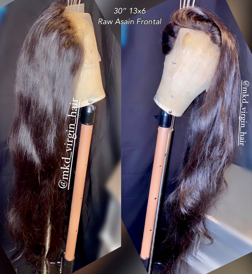 Raw Asain Frontals & Closures 