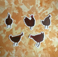 Image 2 of Sticky Chickies (5 Sticker pack)