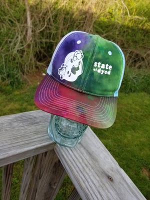 Purple to Green Logo Trucker Hat