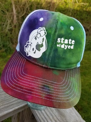 Purple to Green Logo Trucker Hat