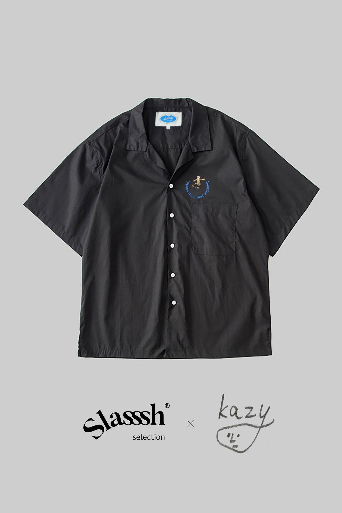 Image of Kazy Chan x Slasssh Embroidery Shirt