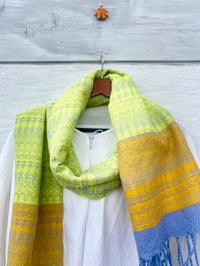 Image 1 of Spring sunrise wool scarf 