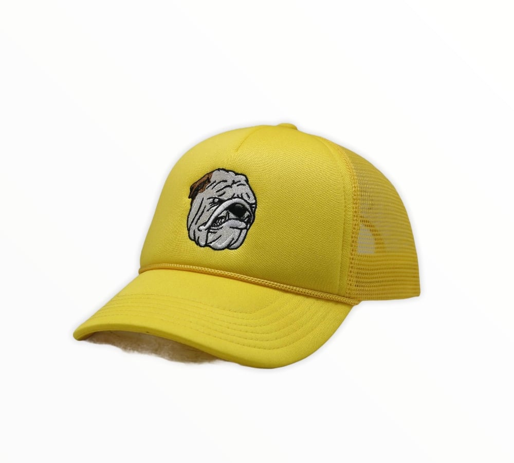 Image of Poppy limited edition Yellow Trucker hat