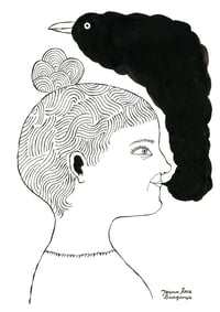 Image 1 of Strange lady with a blackbird's voice • ORIGINAL