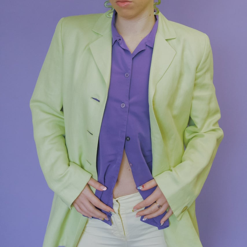 Ann Taylor lime green blazer
