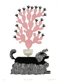Cão de Loiça • Linocut Print