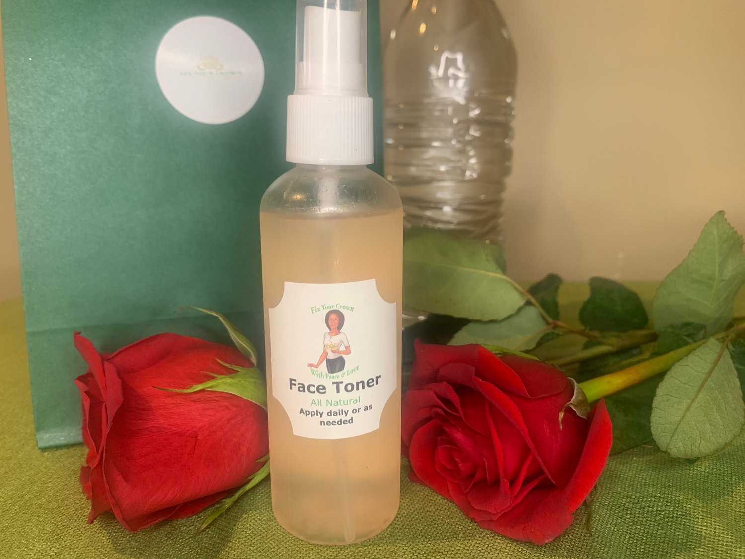 Image of Rose Water Face Toner infused with Rose petals