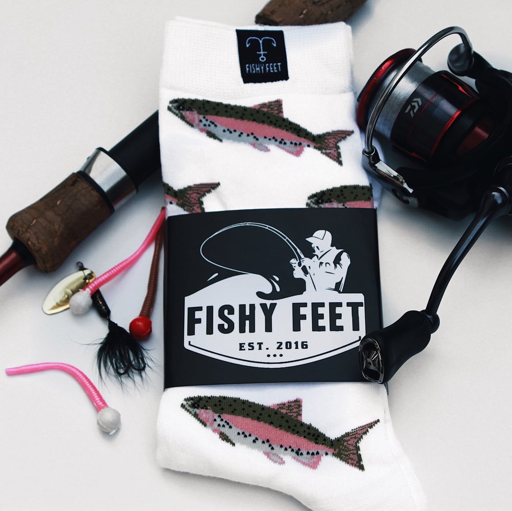 Fishy Feer Rainbow Trout Socks