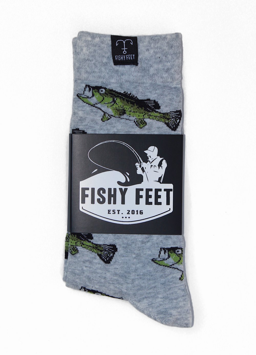 Fishy Feet Laremouth Bass Socks