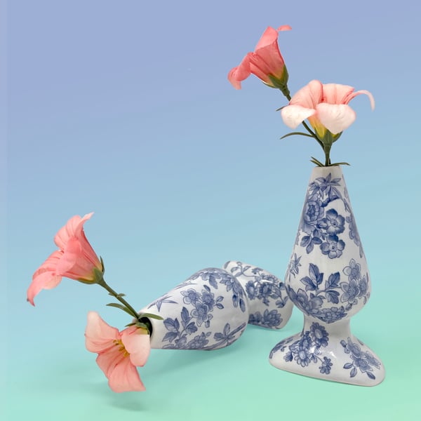 Image of Butt Plug Stem Vase Floral
