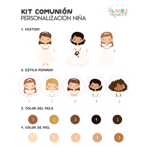Image of Kit de Comunión Personalizado Niña