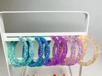 Image 1 of Crystalized Hoops