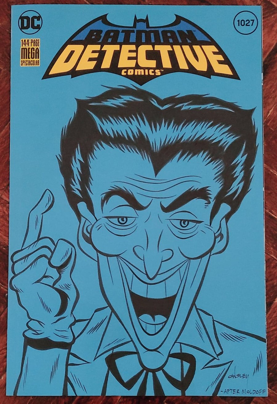 Image of THE JOKER ORIGINAL ART SKETCH COVER! DETECTIVE COMICS #1027!