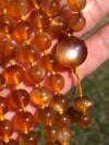 Tibetan Andesine Mala, Andesine 108 Beads Japa Mala Hand Knotted Gemstone 