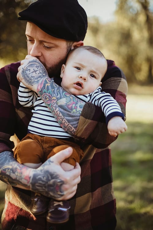 Image of Reserved for Toni - Welcome Baby Family Session