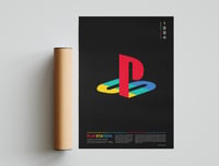 Image 2 of Playstation Video Game Console Logo Poster