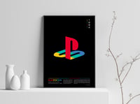 Image 3 of Playstation Video Game Console Logo Poster