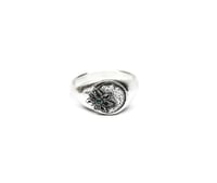 Image 2 of Diamond Flower Signet