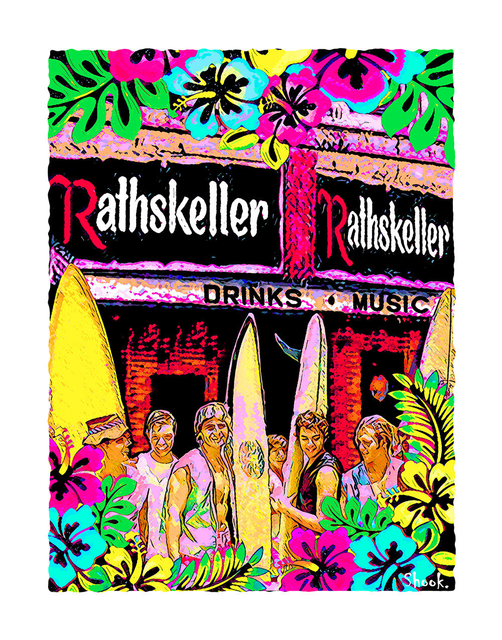 The Rathskeller "Surf's Up" Giclée Art Print (Multi-size options)