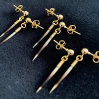 Hedgehog Spine earrings