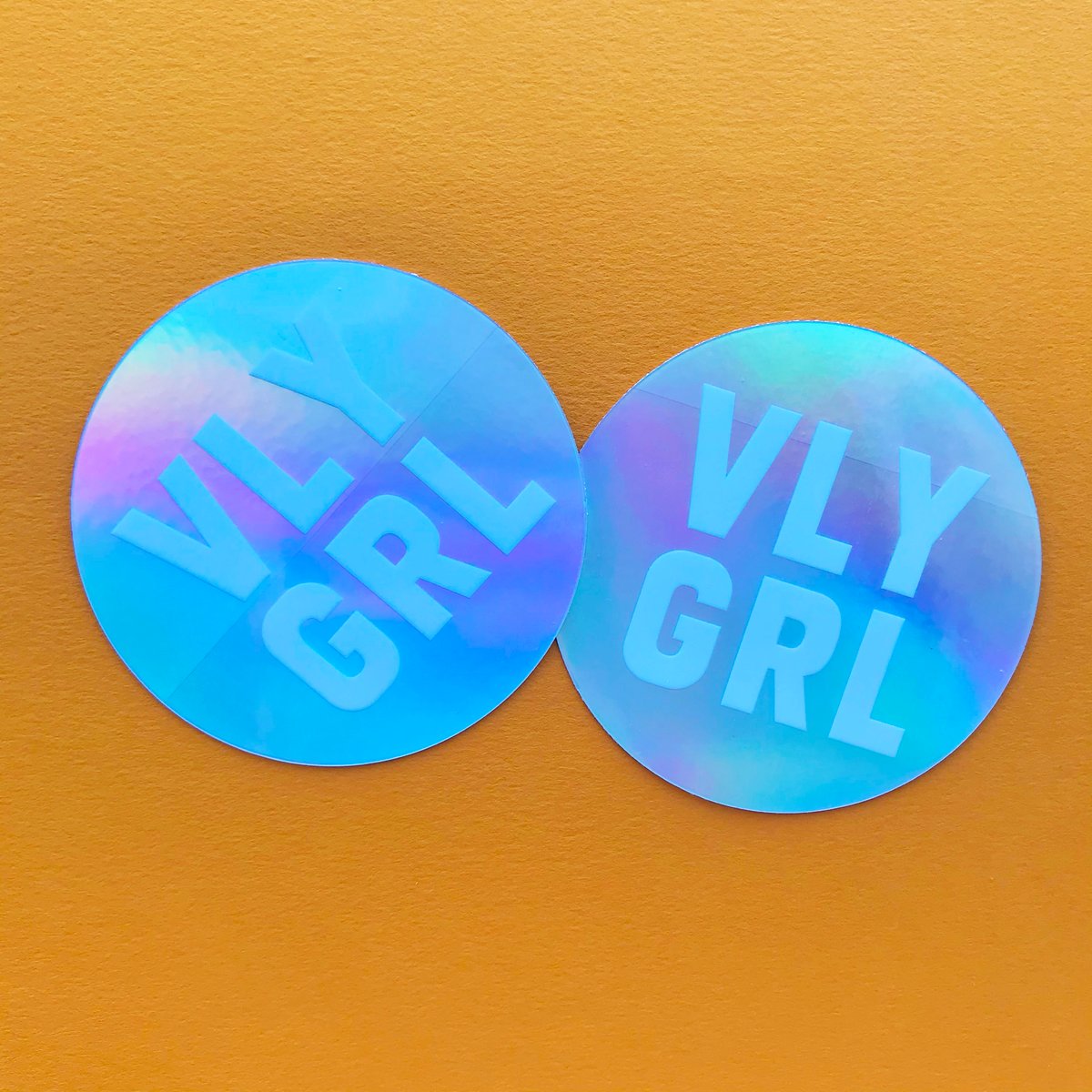 Image of VLY GRL Holographic Sticker (Seconds)