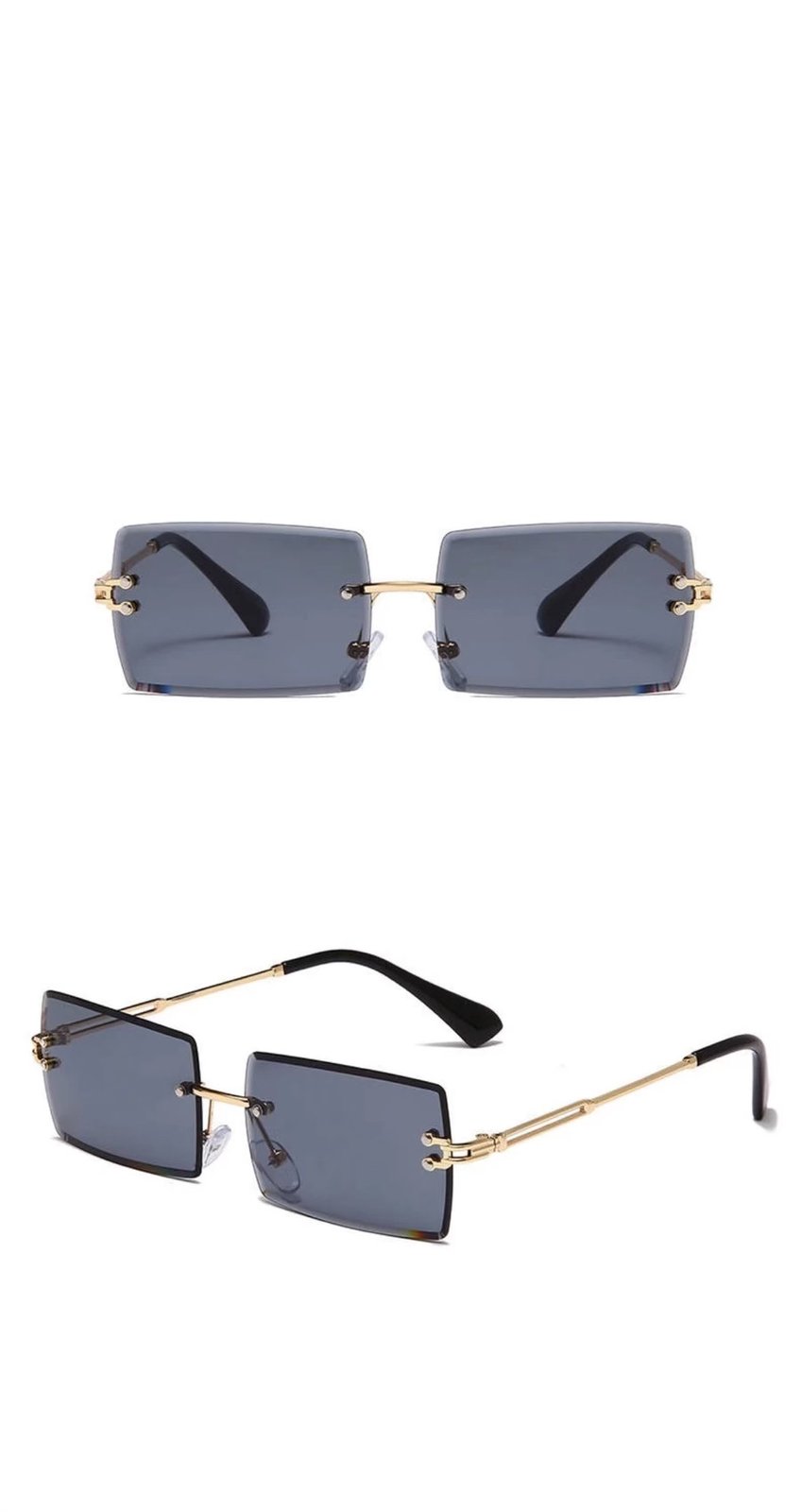 frameless sunglasses