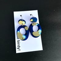 Image 2 of Sophie double drop Blue & Gold