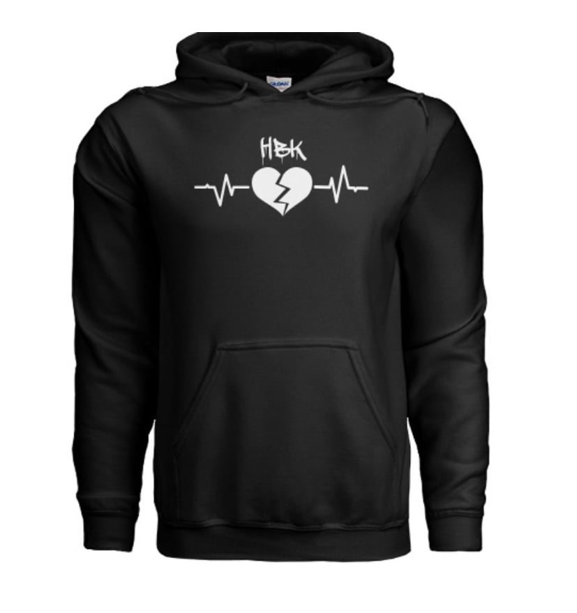 Image of HBK W/HEARTBEAT HOODIE