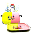 Spongebob and Patrick Medium Rolling tray with magnetic lid