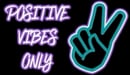 Image 2 of POSITIVE VIBES ONLY! V MASK