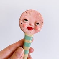 Image 3 of Pot Plant Pals / Moon Spoon - Pink