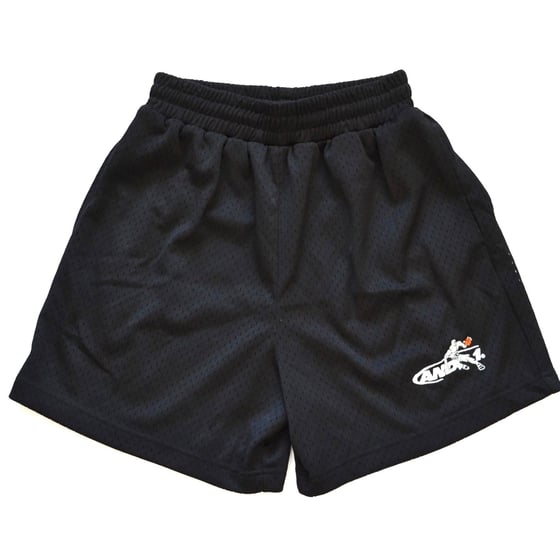 Image of Vintage 1990's And 1 Black Mesh Basketball Shorts Sz.M (Women's)