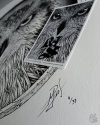 Image 4 of BUBOS<br/> B&W Variant<br/> <small>Limited Edition Screen Print</small>