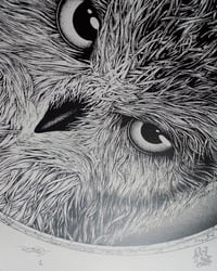 Image 2 of BUBOS<br/> B&W Variant<br/> <small>Limited Edition Screen Print</small>