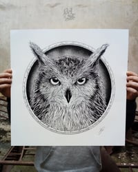 Image 1 of BUBOS<br/> B&W Variant<br/> <small>Limited Edition Screen Print</small>