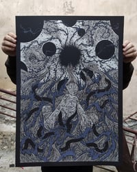 Image 1 of WE ALL DROWN TOGETHER<br/> Silver Variant<br/> <small>Limited Edition Screen Print</small>