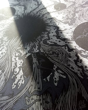 Image of WE ALL DROWN TOGETHER<br/> Silver Variant<br/> <small>Limited Edition Screen Print</small>