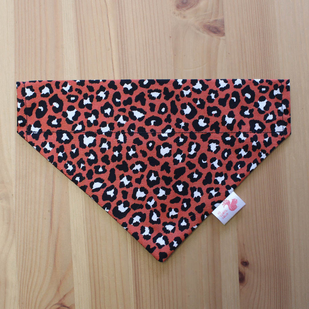 Image of Leopard pet bandana