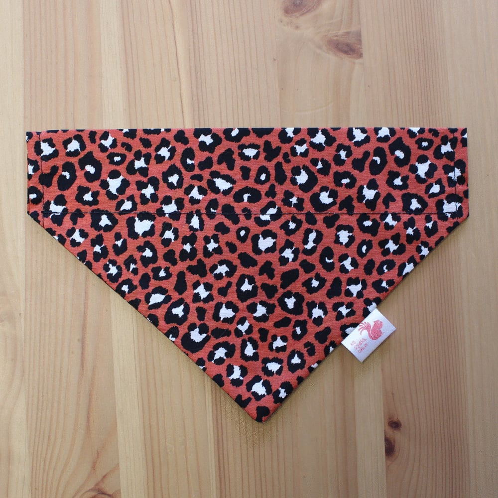 Image of Leopard pet bandana