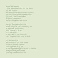 Personalized poem for you or your loved ones