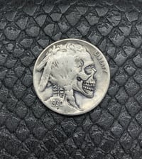 Buffalo nickel skull 