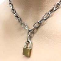 Image 2 of Big lock necklace 