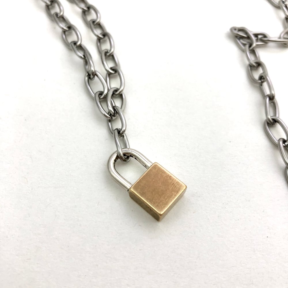 Image of Big lock necklace 