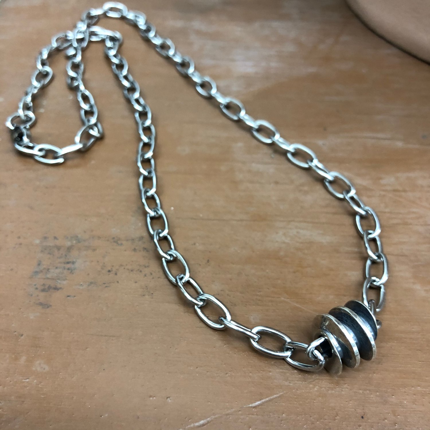 Image of Worm screw necklace 