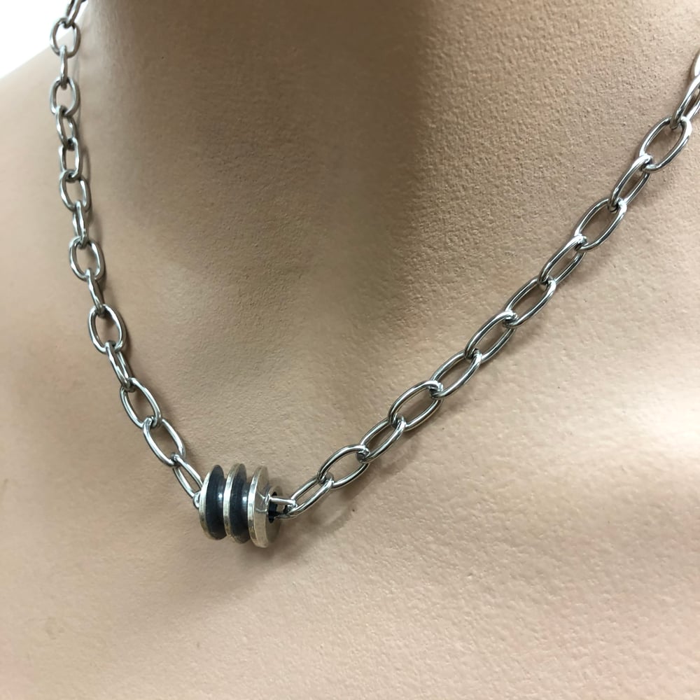 Image of Worm screw necklace 