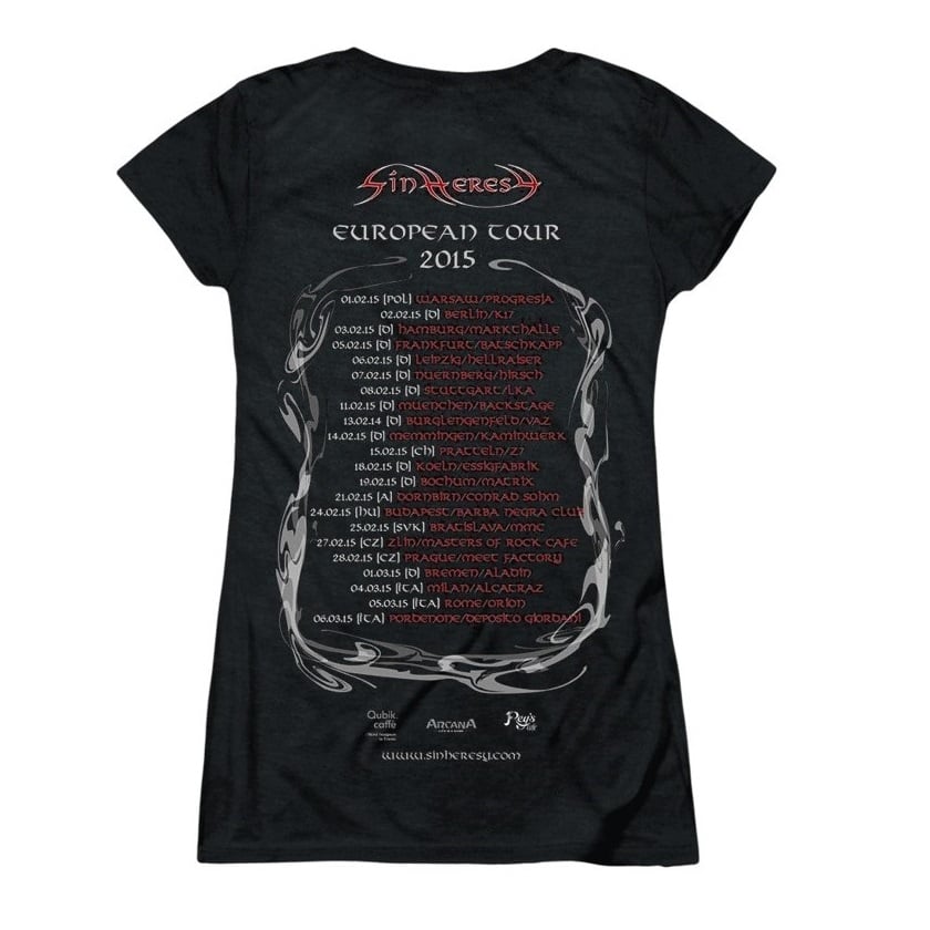Image of EUROPEAN TOUR 2015 / T-shirt [LADIES]