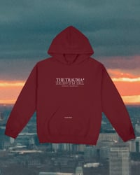 The Trauma and The Pleasure: Burgundy Hoodie